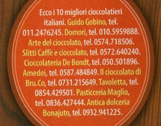 I migliori cioccolatieri Italiani